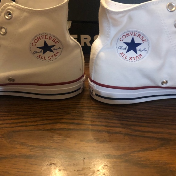NEW IN BOX Converse white high tops - Picture 3 of 5